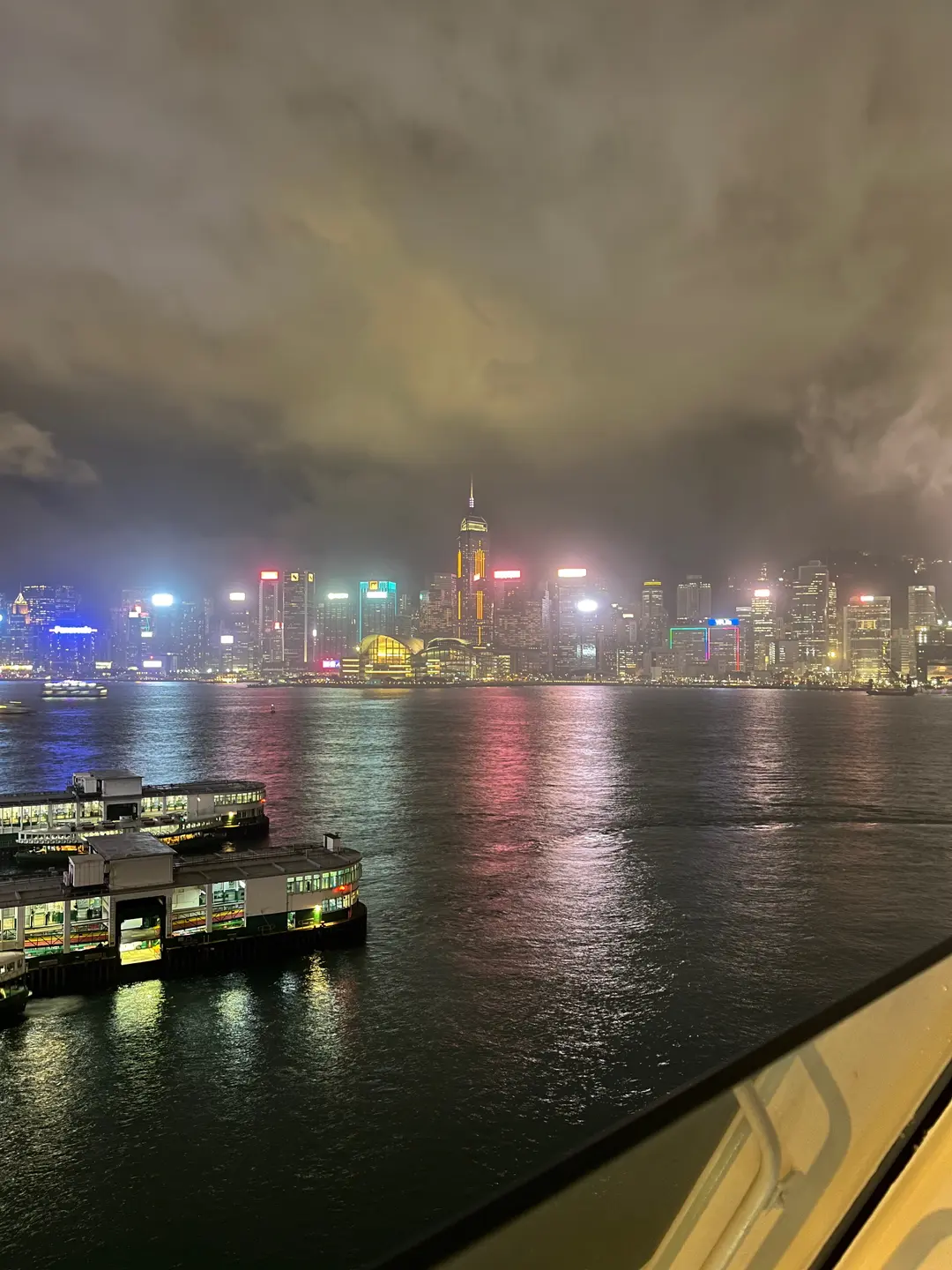 Die Skyline von Hongkong