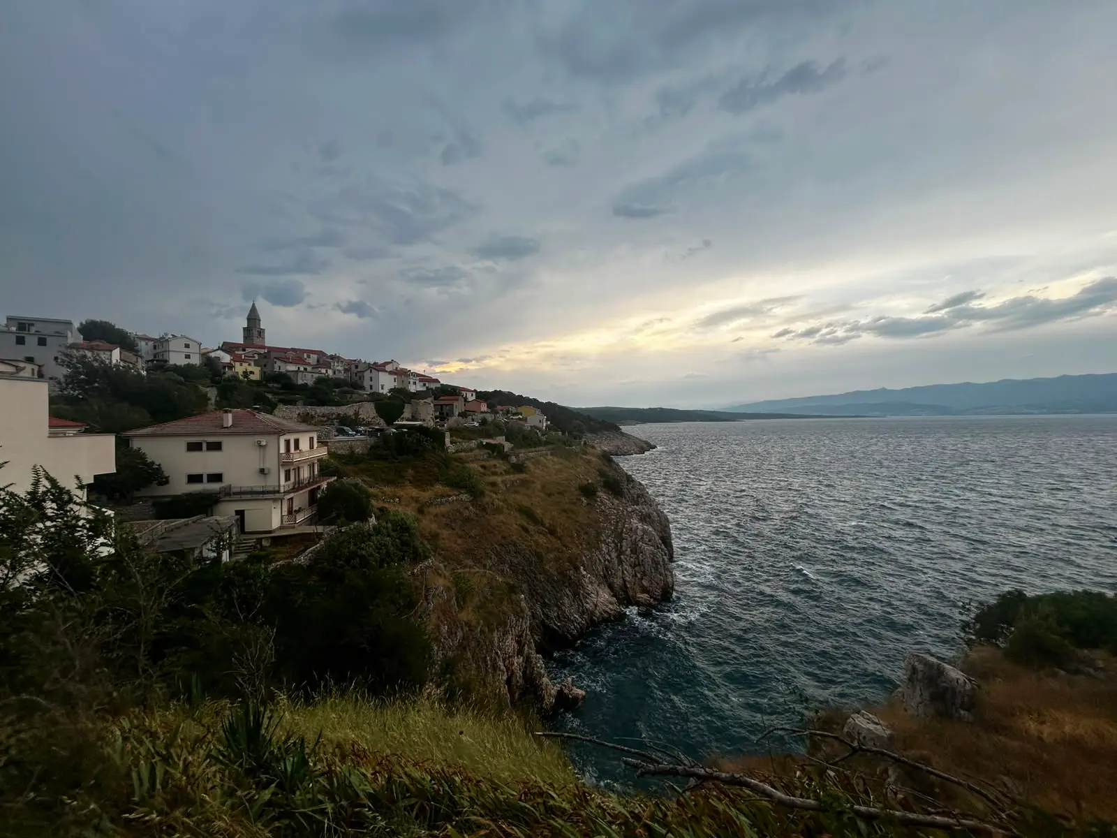 Kleinstadt Vrbnik auf der Insel Krk