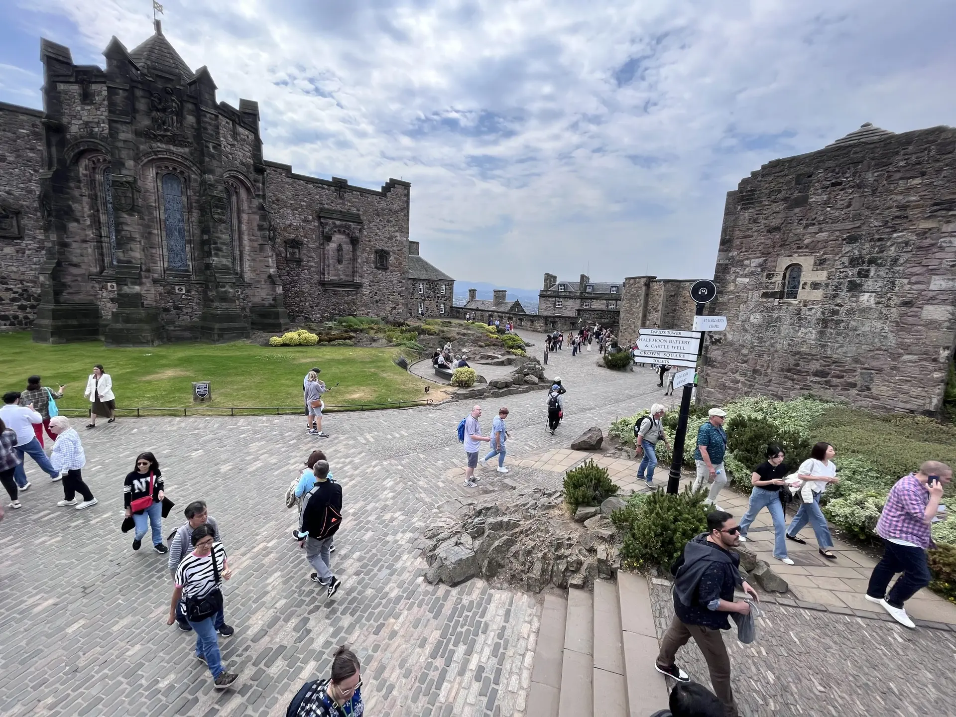 Die Burg von Edinburgh