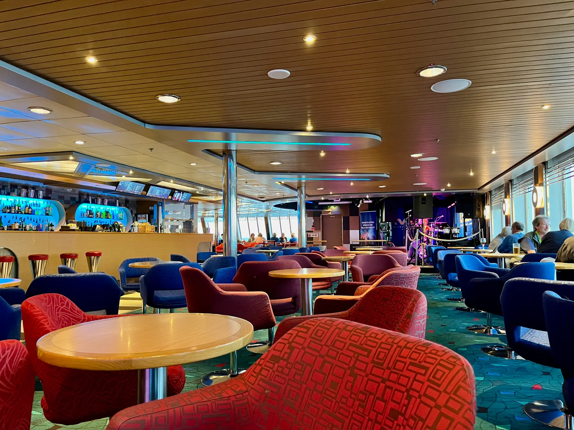 Die Bar an Bord von Stena Line