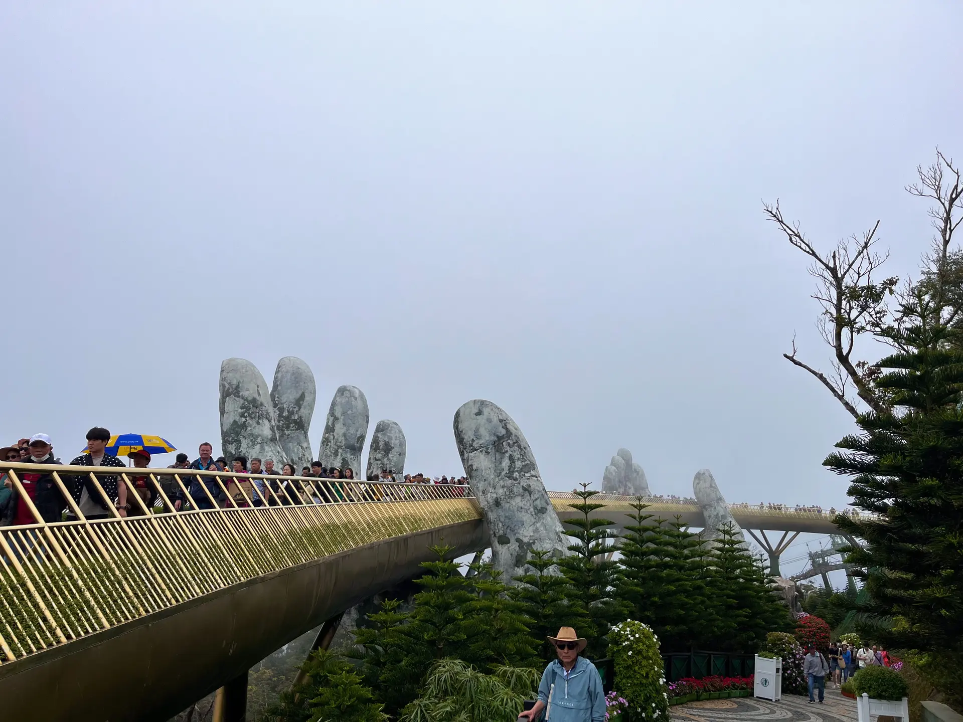 Die Goldene Brücke von Ba Na Hills