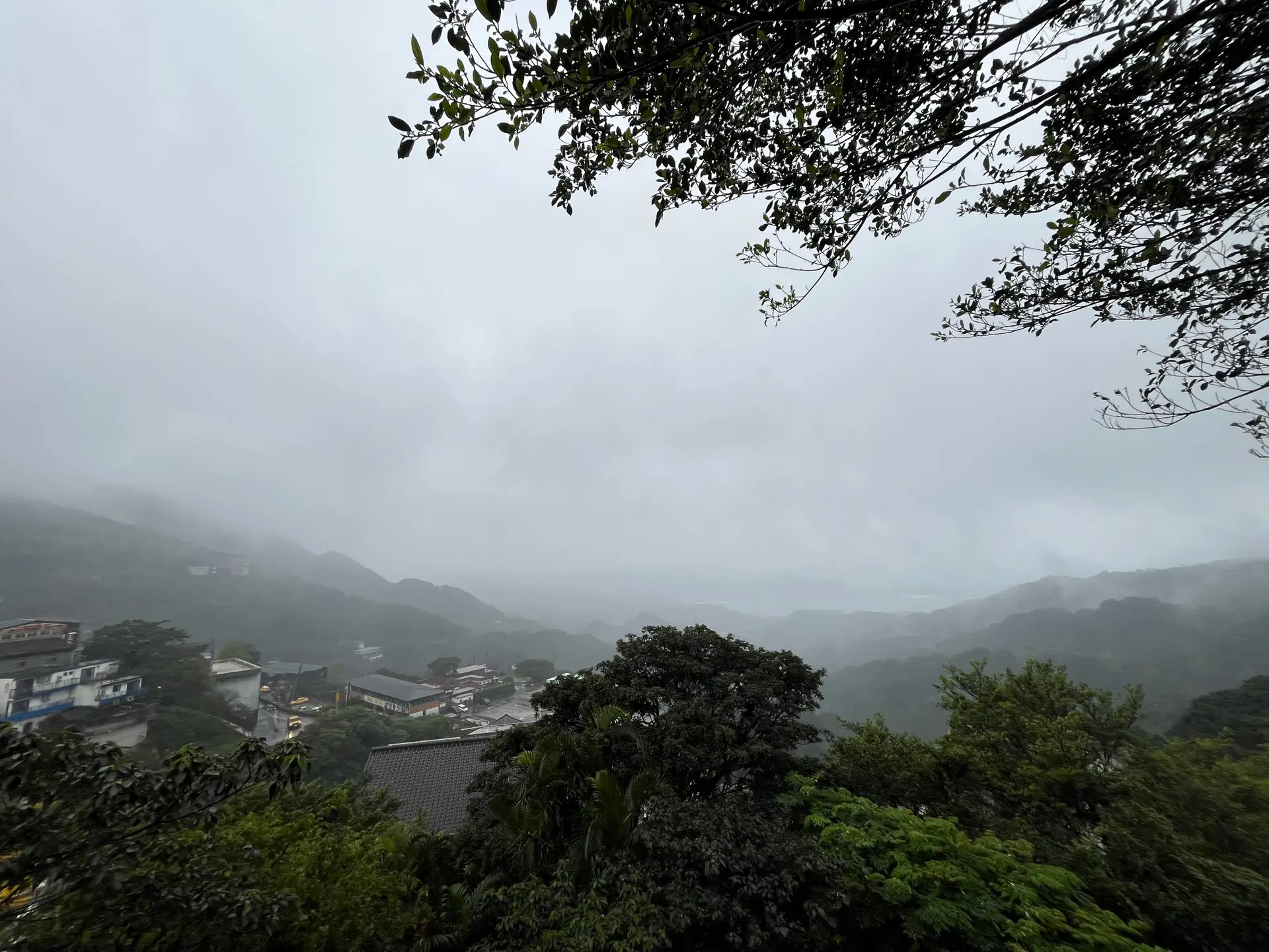 Regenwetter auf Taiwan