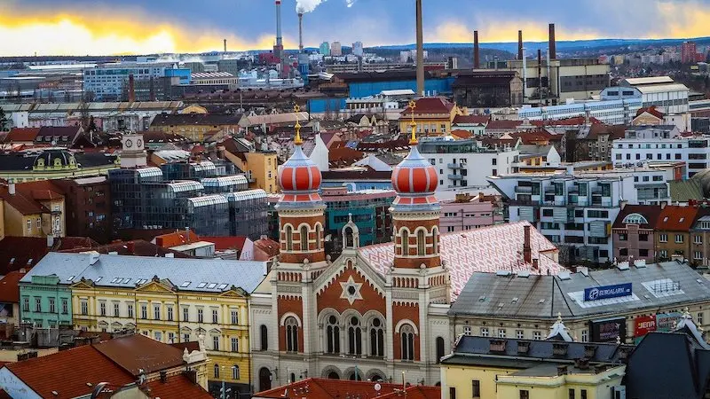 Das Zentrum von Pilsen