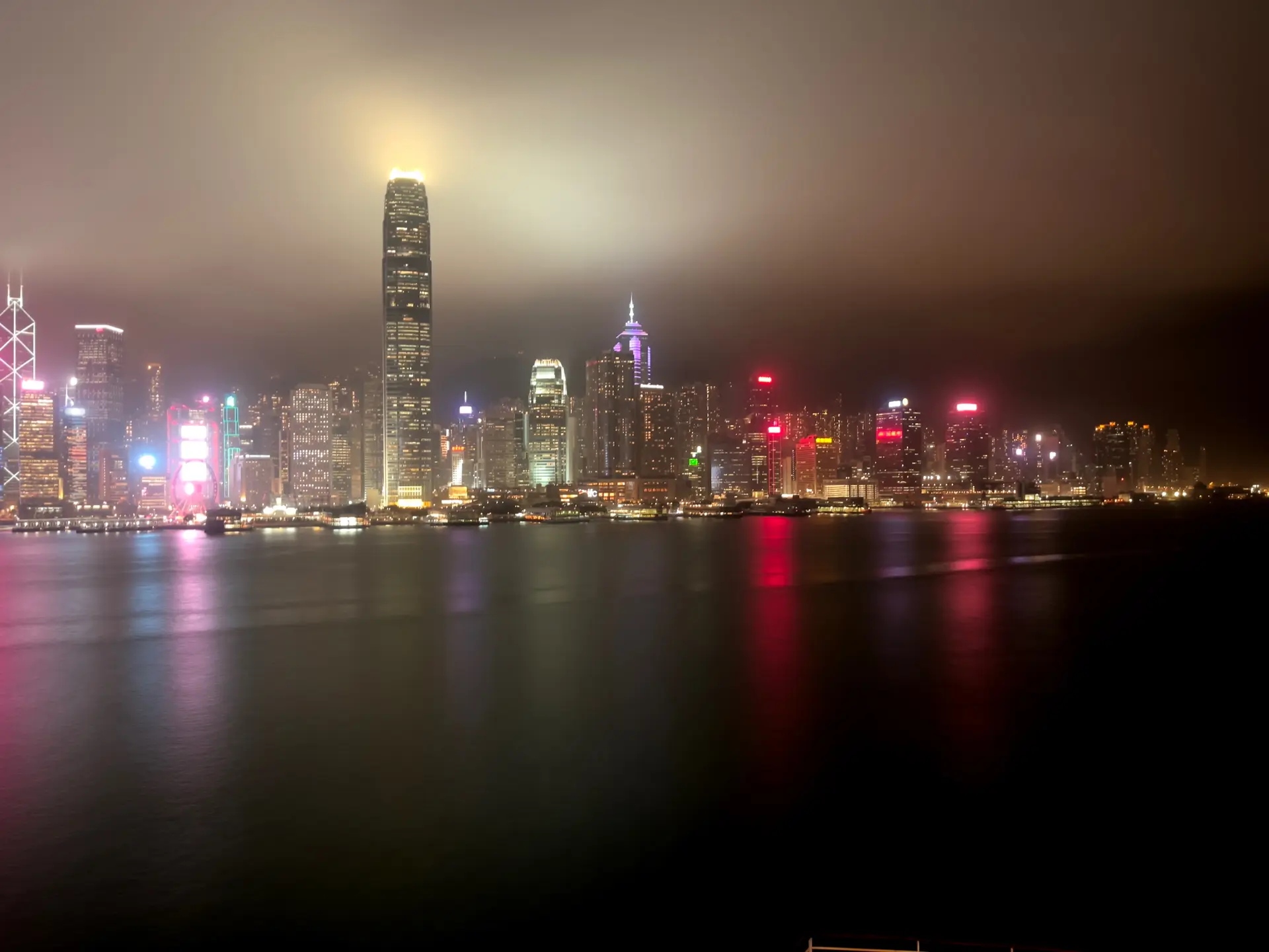 Die Skyline von Hongkong