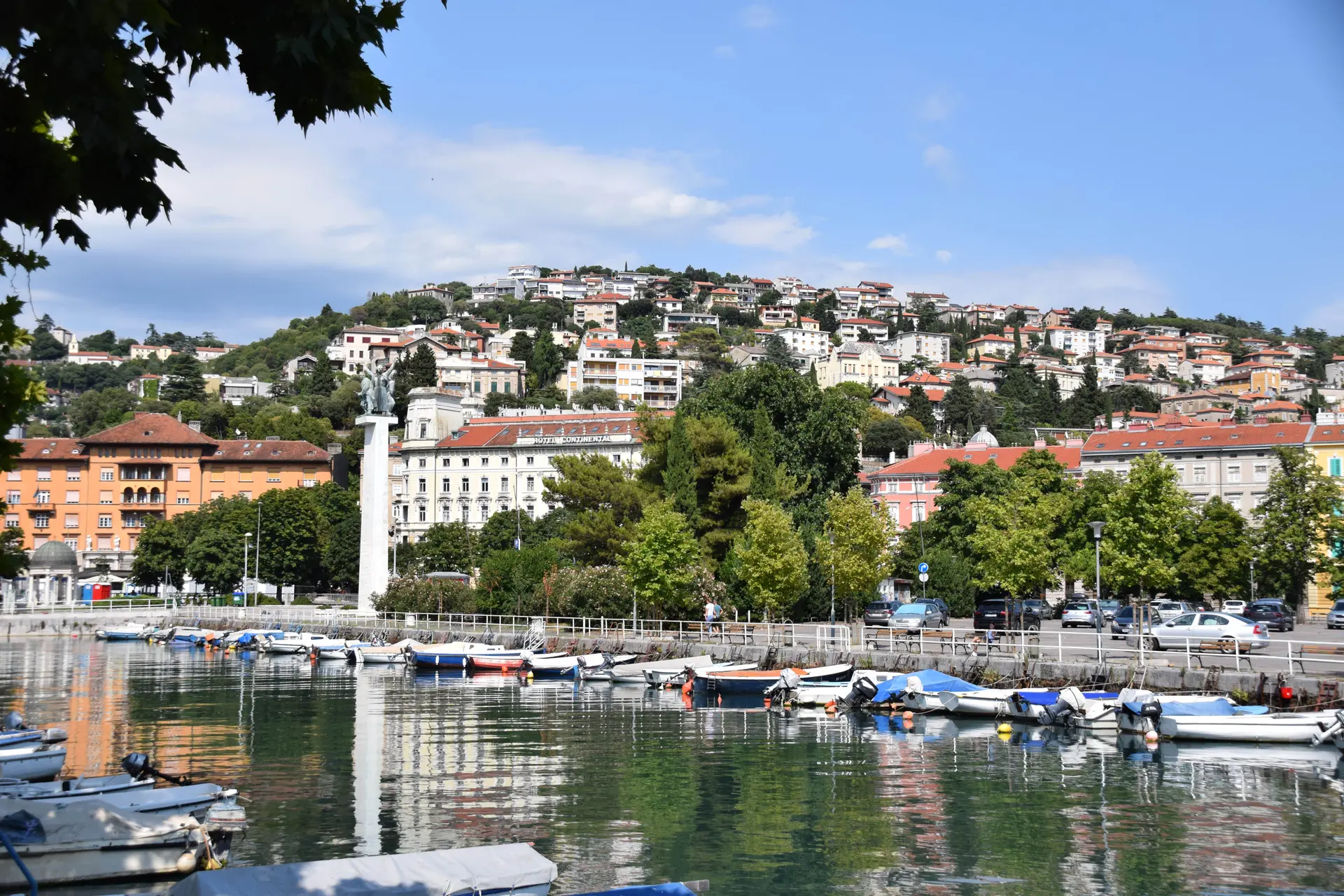 Rijeka Hügel Eine Hügelaussicht auf Rijeka