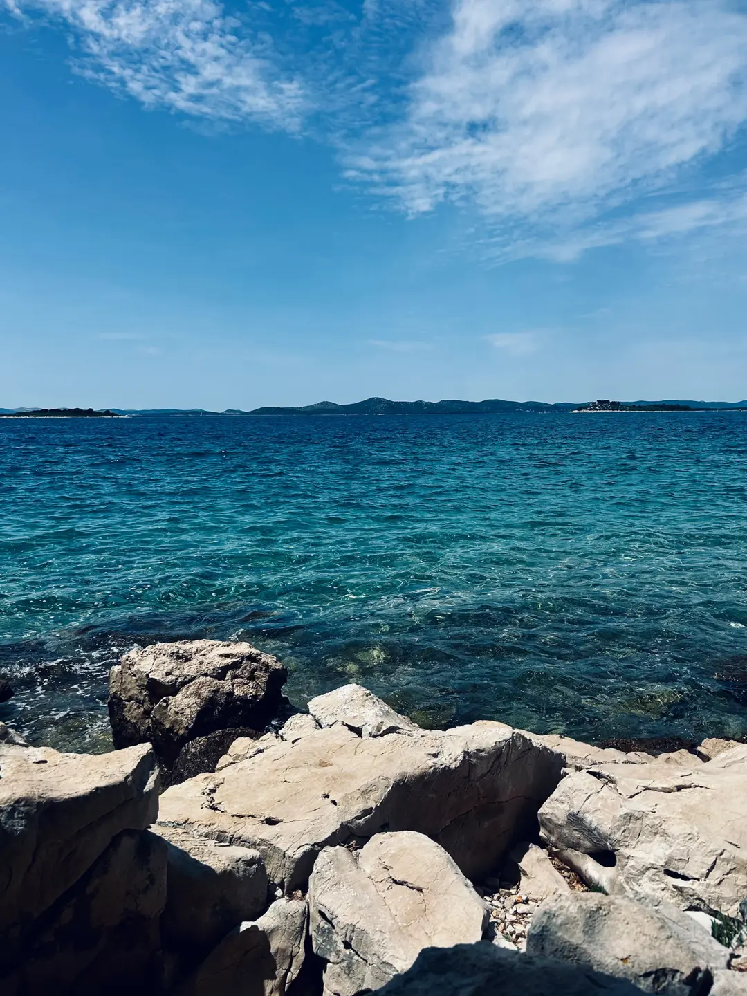 Kristallklares Wasser an der Adria