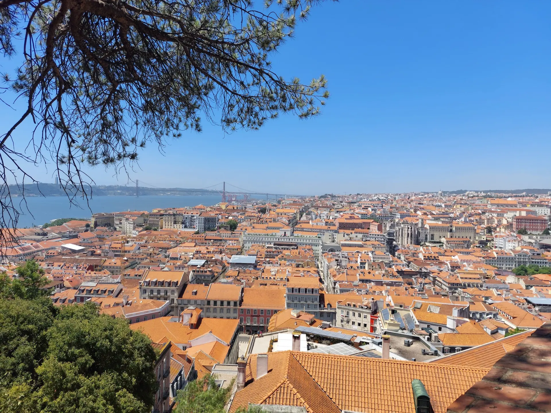 Der Blick über Lissabon