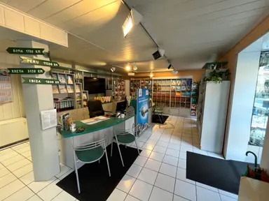 Der Kundenbereich des Touristik-Center Frankenberg