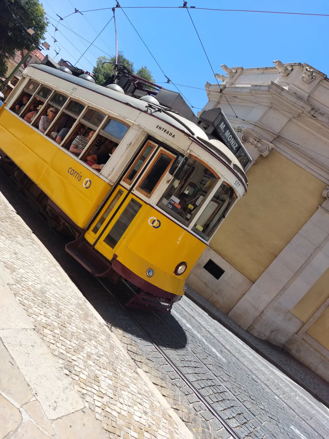 Die historische Straßenbahn in Lissabon
